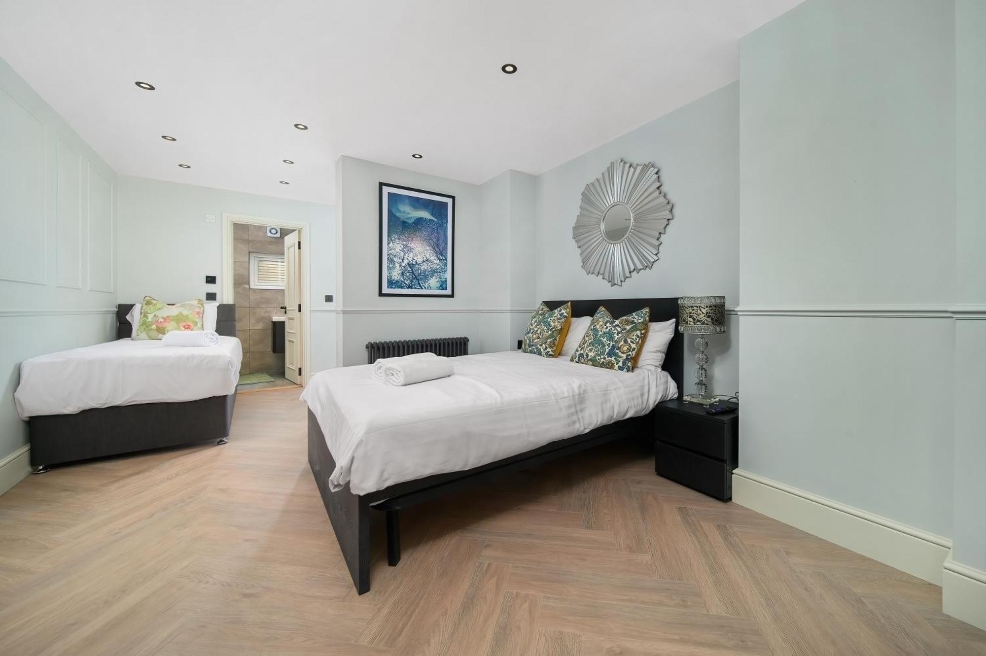 Nine Elms Modern Studio Apartments London Eksteriør billede