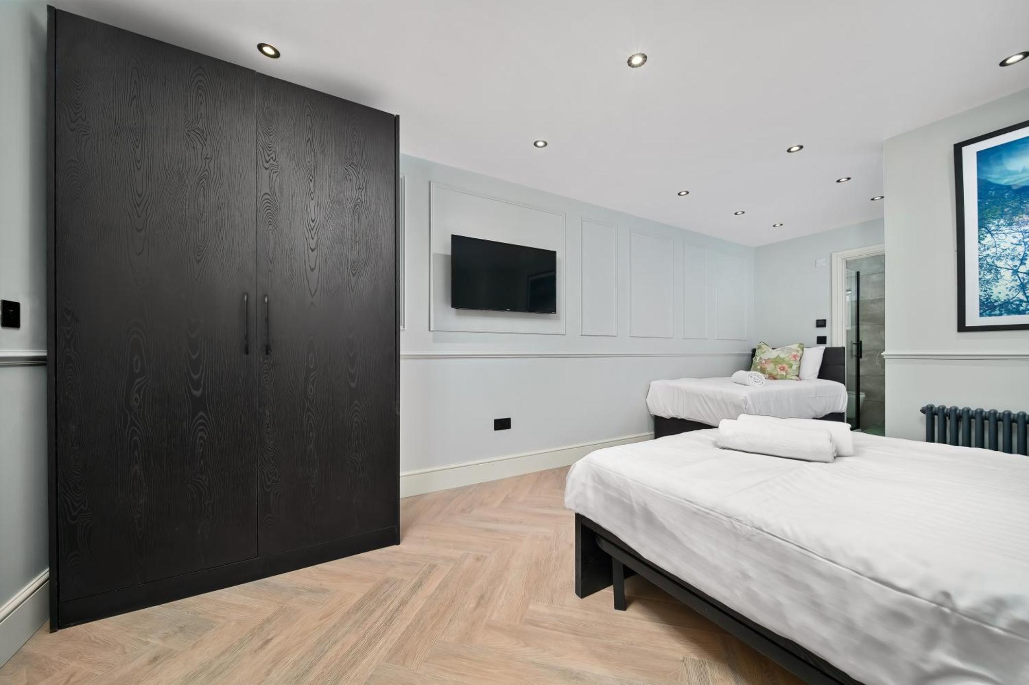 Nine Elms Modern Studio Apartments London Eksteriør billede