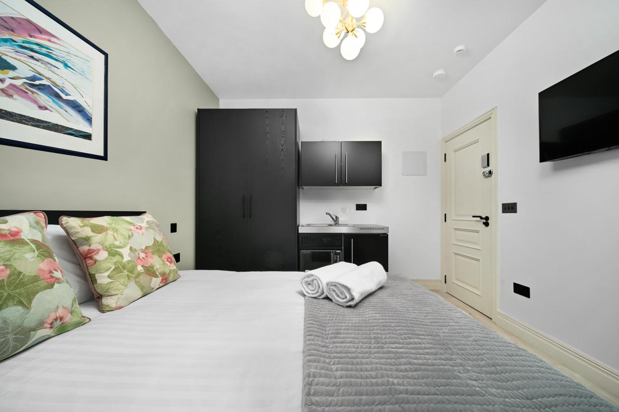 Nine Elms Modern Studio Apartments London Eksteriør billede