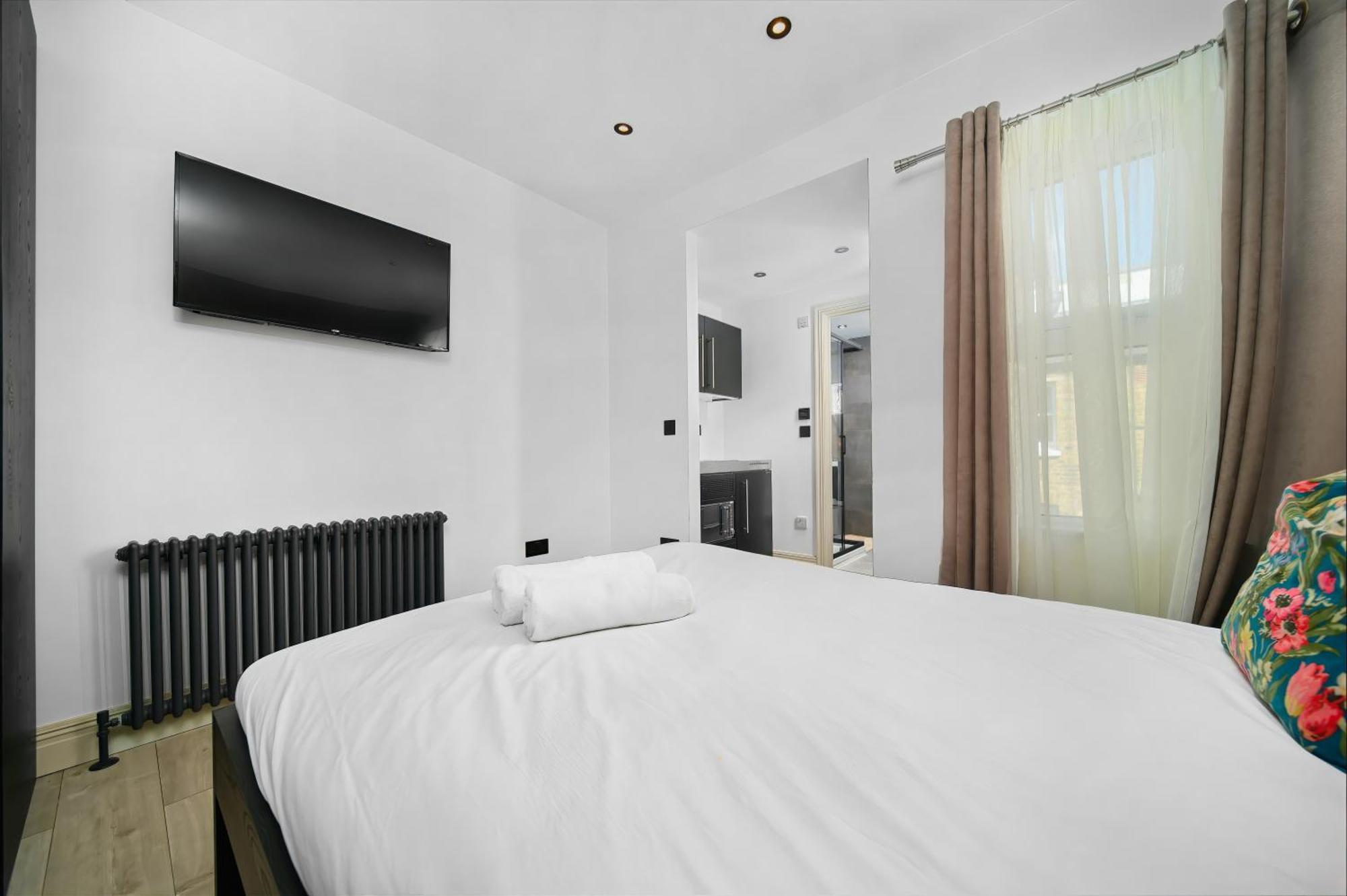 Nine Elms Modern Studio Apartments London Eksteriør billede