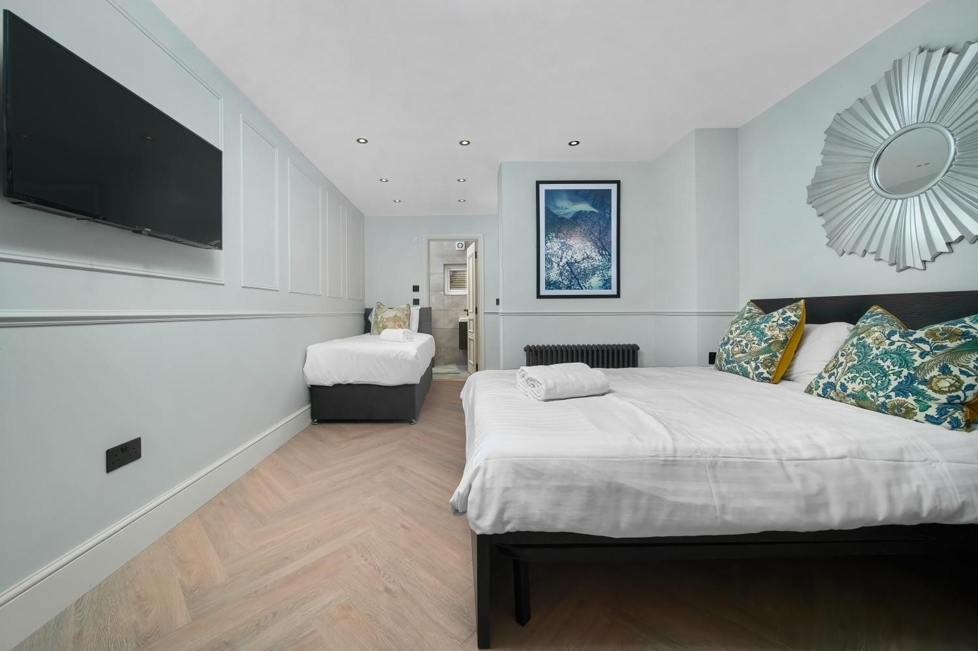 Nine Elms Modern Studio Apartments London Eksteriør billede