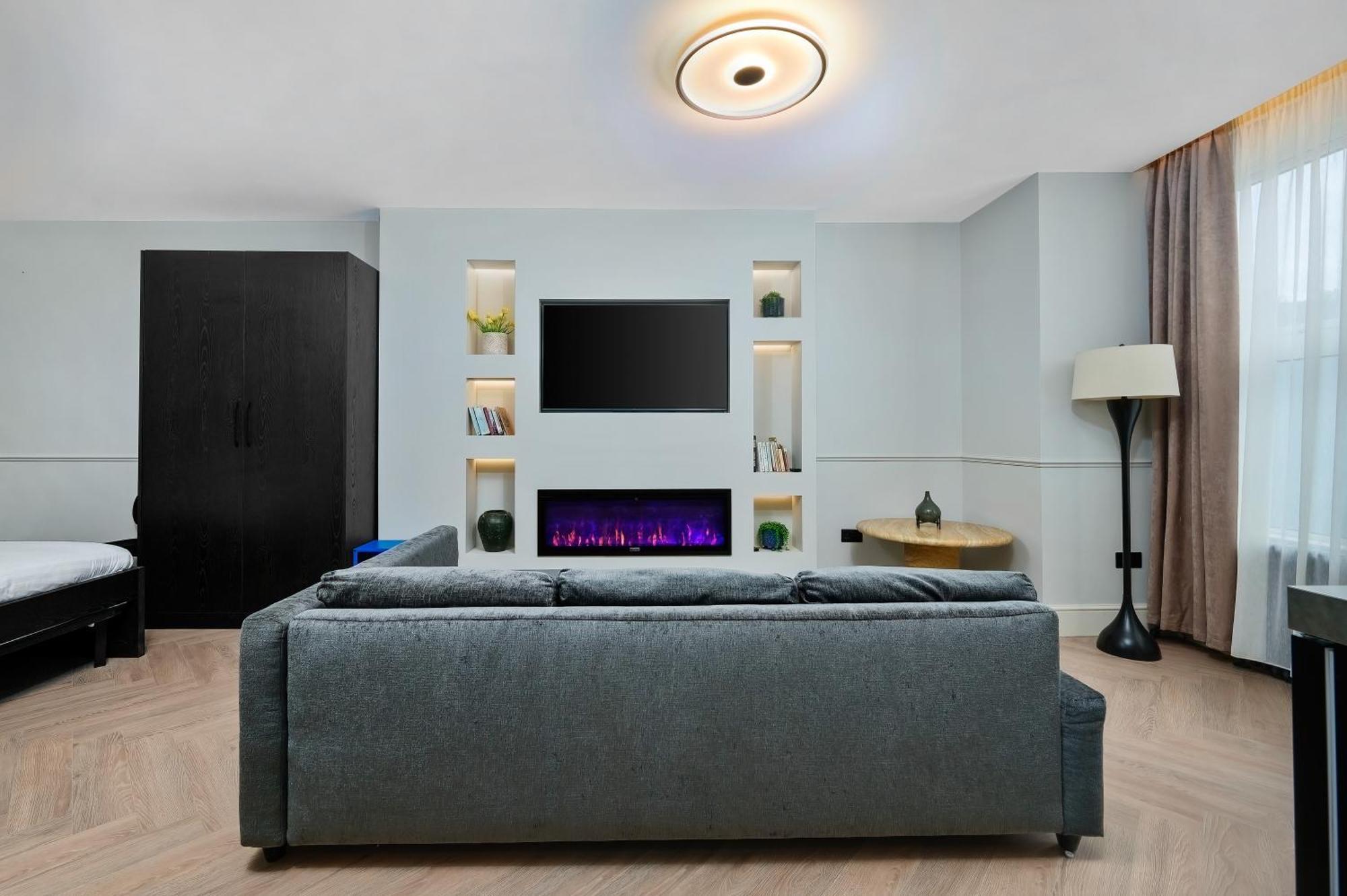 Nine Elms Modern Studio Apartments London Eksteriør billede